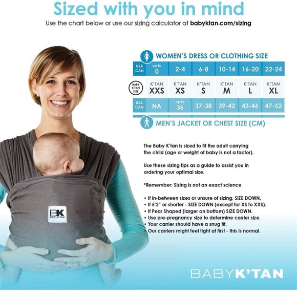 Baby K'Tan Other - Like new BABY K'TAN BREEZE CHARCOAL